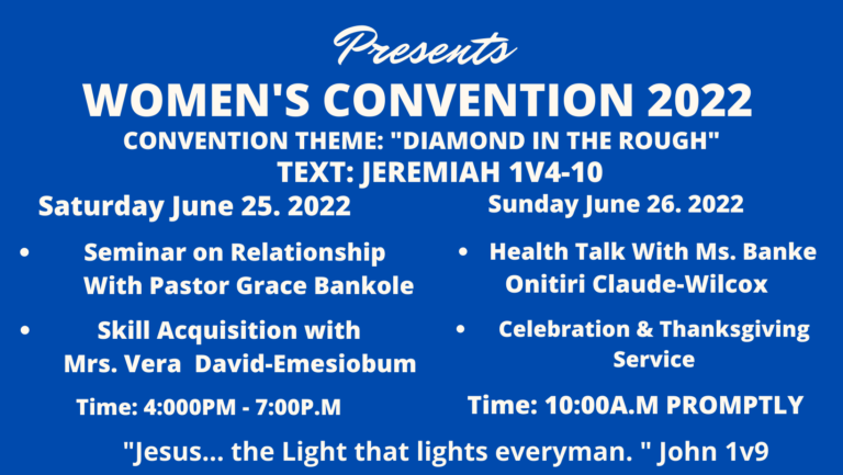 WOMEN’S CONVENTION 2022